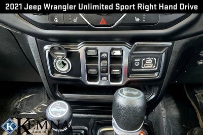 2021 Jeep Wrangler Unlimited Sport RHD 4x4
