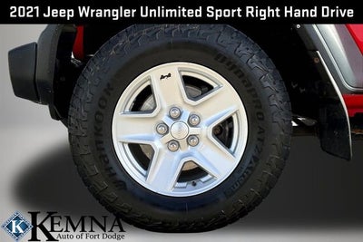 2021 Jeep Wrangler Unlimited Sport RHD 4x4