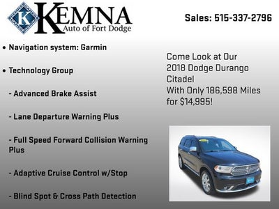 2018 Dodge Durango Citadel AWD