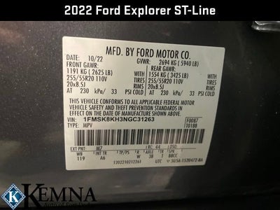 2022 Ford Explorer ST-Line