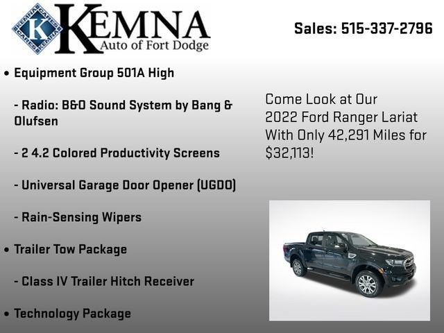 2022 Ford Ranger LARIAT