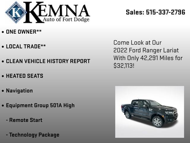 2022 Ford Ranger LARIAT