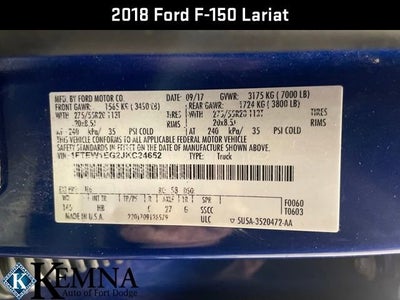 2018 Ford F-150 LARIAT