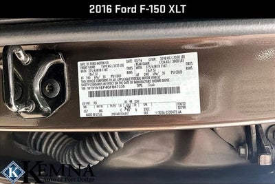 2016 Ford F-150 XLT