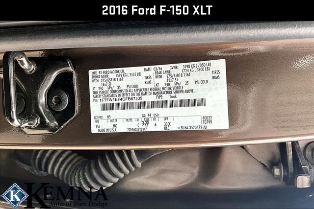 2016 Ford F-150 XLT