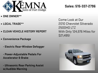 2010 Chevrolet Silverado 2500 HD LTZ