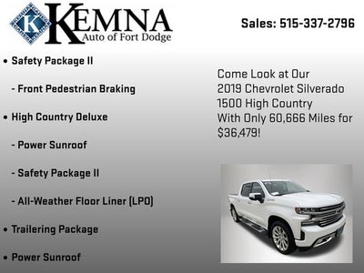 2019 Chevrolet Silverado 1500 High Country