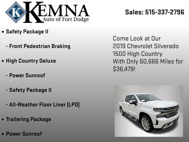 2019 Chevrolet Silverado 1500 High Country