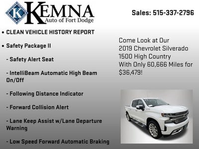 2019 Chevrolet Silverado 1500 High Country