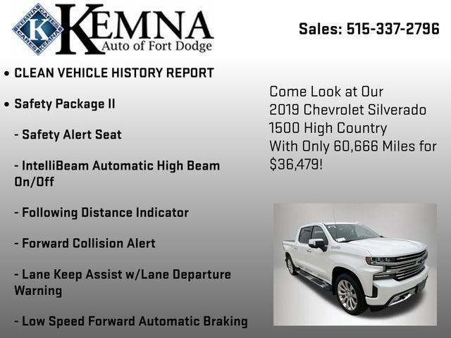 2019 Chevrolet Silverado 1500 High Country