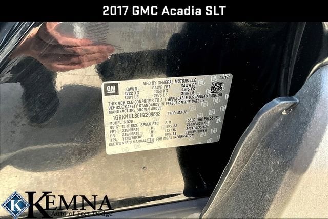 2017 GMC Acadia SLT