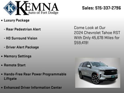 2024 Chevrolet Tahoe RST