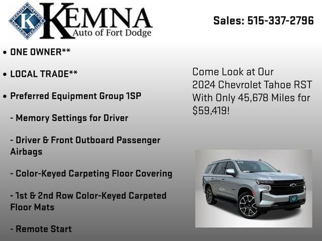 2024 Chevrolet Tahoe RST