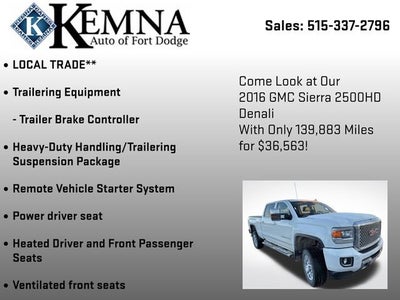 2016 GMC Sierra 2500 HD Denali