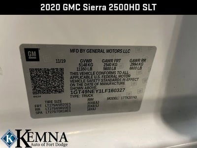 2020 GMC Sierra 2500 HD SLT