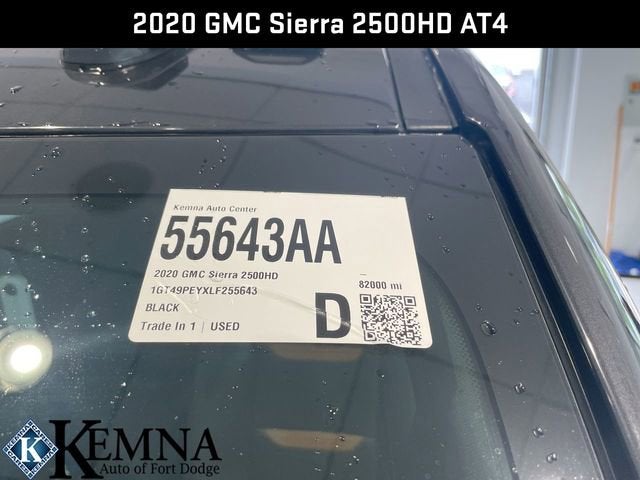 2020 GMC Sierra 2500 HD AT4