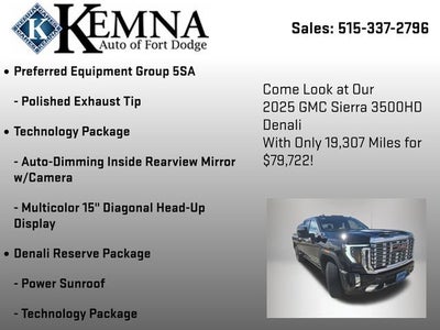 2025 GMC Sierra 3500 HD Denali