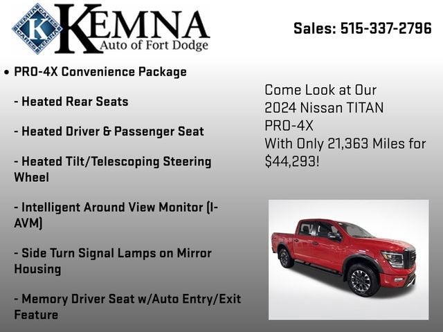 2024 Nissan TITAN Crew Cab PRO-4X 4x4