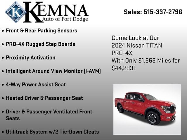 2024 Nissan TITAN Crew Cab PRO-4X 4x4