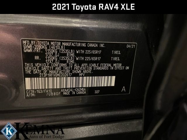 2021 Toyota RAV4 XLE