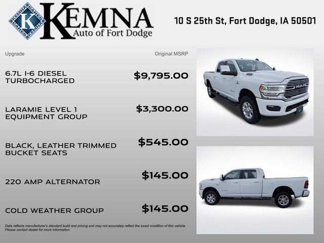 2023 RAM 3500 Laramie Crew Cab 4x4 6'4" Box