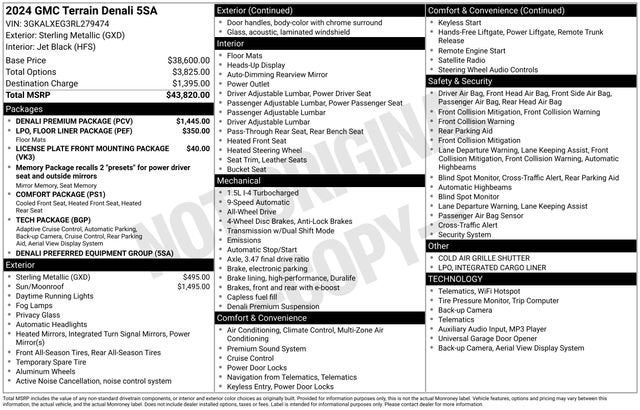 2024 GMC Terrain Denali