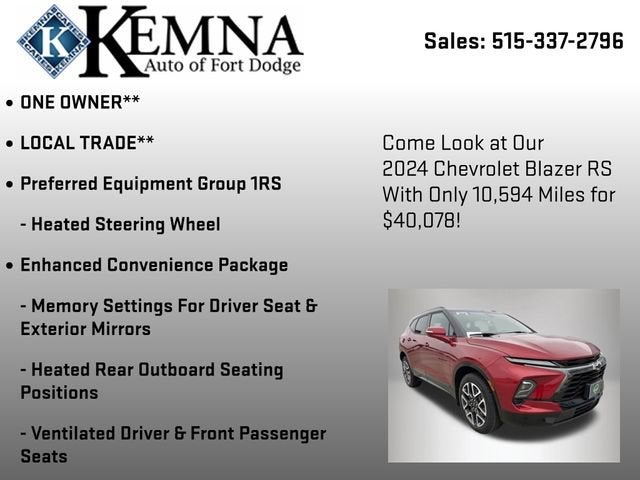 2024 Chevrolet Blazer RS