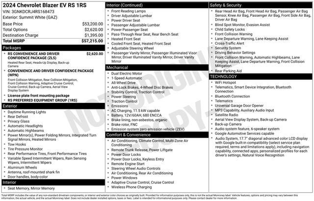 2024 Chevrolet Blazer EV RS