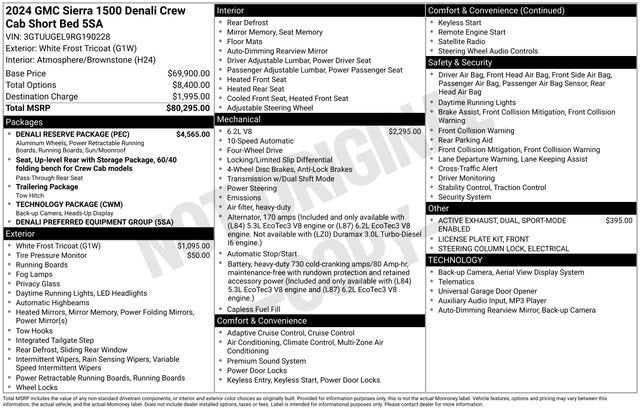 2024 GMC Sierra 1500 Denali