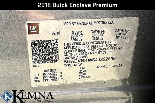 2018 Buick Enclave Premium