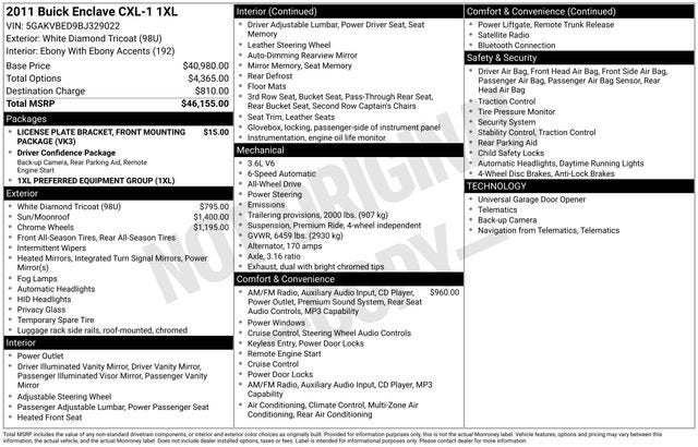 2011 Buick Enclave CXL-1