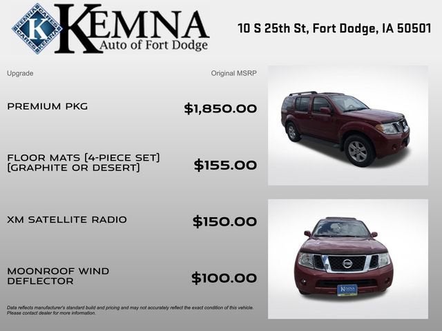 2008 Nissan Pathfinder SE