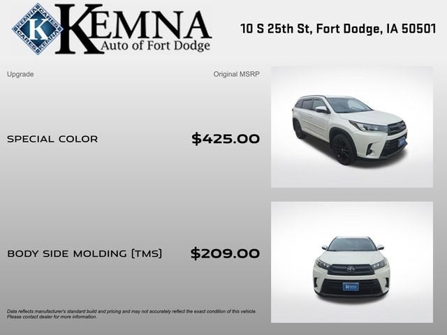 2019 Toyota Highlander SE