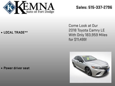 2018 Toyota Camry XLE