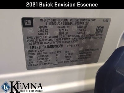 2021 Buick Envision Essence