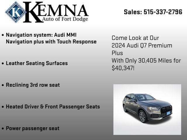 2024 Audi Q7 Premium Plus 45 TFSI quattro Tiptronic