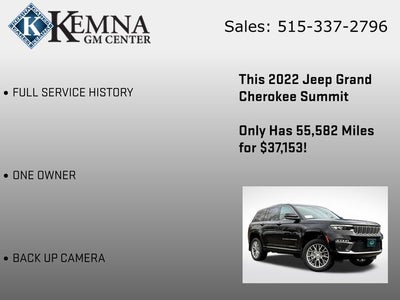 2022 Jeep Grand Cherokee Summit 4x4