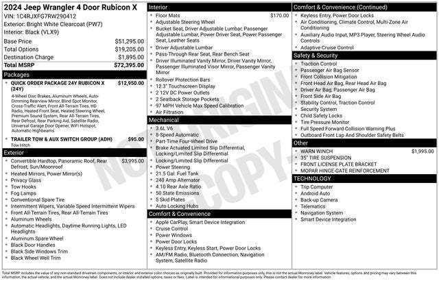 2024 Jeep Wrangler Rubicon X