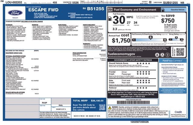 2025 Ford Escape Active