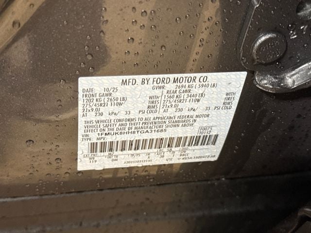 2026 Ford Explorer Platinum