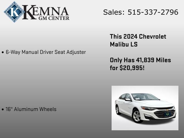 2024 Chevrolet Malibu FWD LS