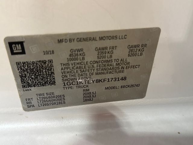 2019 Chevrolet Silverado 2500HD LTZ