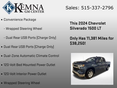 2024 Chevrolet Silverado 1500 4WD Double Cab Standard Bed LT