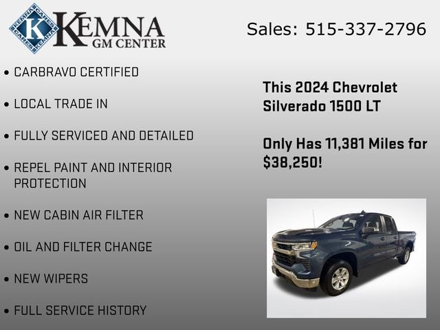 2024 Chevrolet Silverado 1500 4WD Double Cab Standard Bed LT