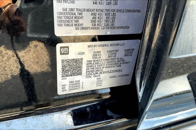 2025 Chevrolet Silverado 1500 4WD Crew Cab Short Bed High Country