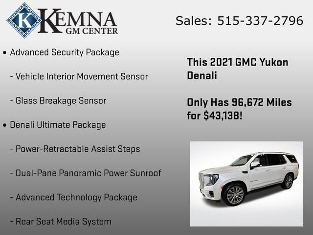 2021 GMC Yukon 4WD Denali