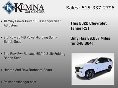 2022 Chevrolet Tahoe 4WD RST