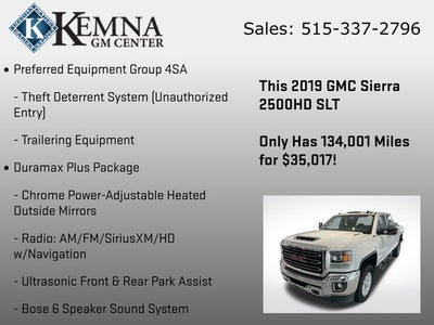 2019 GMC Sierra 2500HD SLT