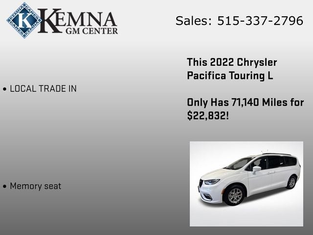 2022 Chrysler Pacifica Touring L