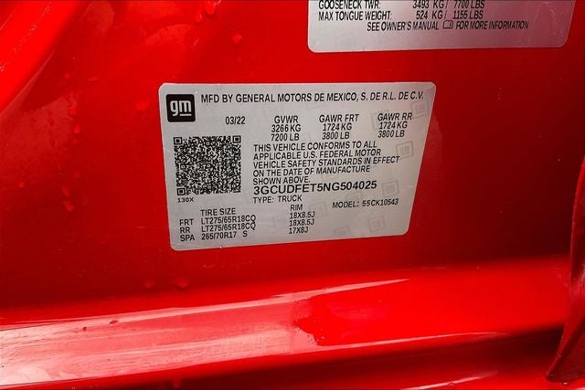 2022 Chevrolet Silverado 1500 4WD Crew Cab Short Bed LT Trail Boss